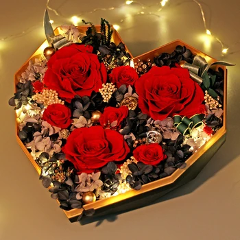 Love eternal flower gift box Valentine's Day birthday party gift simulation delicate rose Birthday gift room decoration roses
Love eternal flower gift box Valentine's Day birthday party gift simulation delicate rose Birthday gift room decoration roses