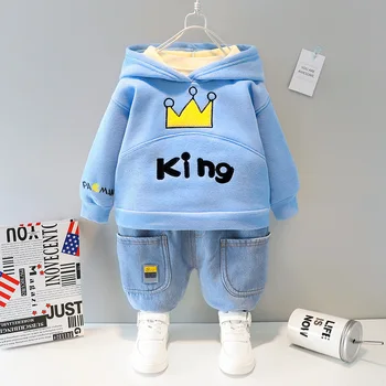 Winter Hooded Baby Tracksuit Infant Girl Thicken Fleece Hoodies+Jeans Two Piece Newborn Clothes Set Casual Toddler Boy Outfits
Winter Hooded Baby Tracksuit Infant Girl Thicken Fleece Hoodies+Jeans Two Piece Newborn Clothes Set Casual Toddler Boy Outfits