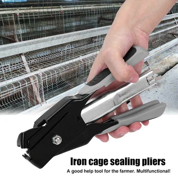 Crimping Tool Supermarket Packaging Ring Pliers C-type Nails Sealing Pliers for Cages Packaging CLH@8
Crimping Tool Supermarket Packaging Ring Pliers C-type Nails Sealing Pliers for Cages Packaging CLH@8