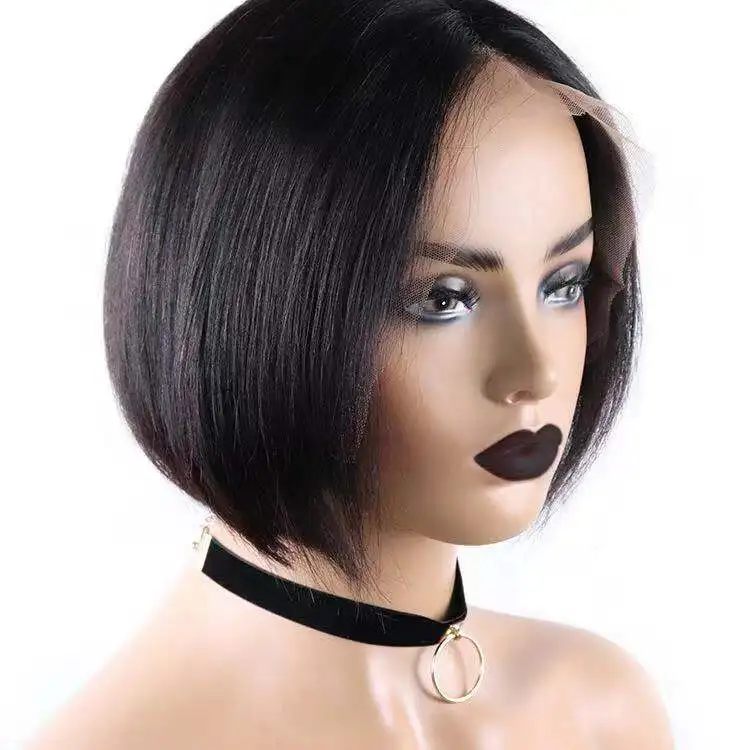 100% Natural Human Hair bob Wigs Lace Front Short Peruvian Remy Hair Pre-Plucked Bleached Knots
100% Natural Human Hair bob Wigs Lace Front Short Peruvian Remy Hair Pre-Plucked Bleached Knots