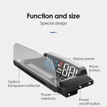 Onever 5in1 HUD Mirror Car Heads Up LED Windscreen Projector Display Digital Speed Projector Security Alarm Data Diagnostic Tool
Onever 5in1 HUD Mirror Car Heads Up LED Windscreen Projector Display Digital Speed Projector Security Alarm Data Diagnostic Tool