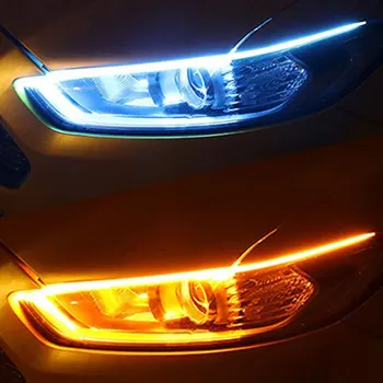 Daytime Running Light Flexible Soft Tube Guide Car 2x Ultrafine DRL 30 45 60cm LED Strip White Red Turn signal Yellow Waterproof
Daytime Running Light Flexible Soft Tube Guide Car 2x Ultrafine DRL 30 45 60cm LED Strip White Red Turn signal Yellow Waterproof
