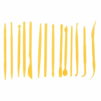 14Pcs/Set Plastic Clay Sculpting Wax Carving Pottery Tools Carving Sculpture Shaper Polymer Modeling Clay Tools
14Pcs/Set Plastic Clay Sculpting Wax Carving Pottery Tools Carving Sculpture Shaper Polymer Modeling Clay Tools