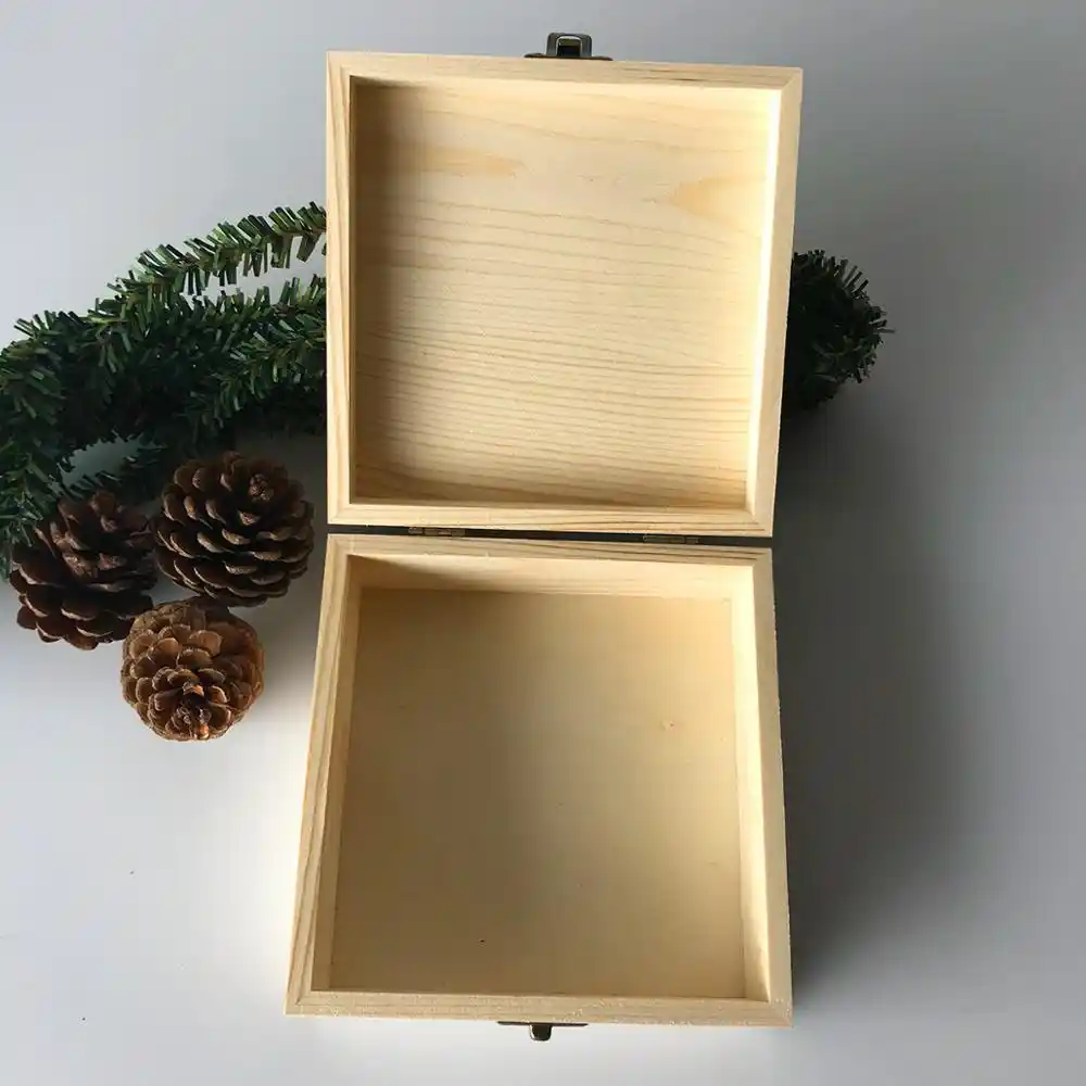 decorations wood gift xmas childrens wooden christmas eve box