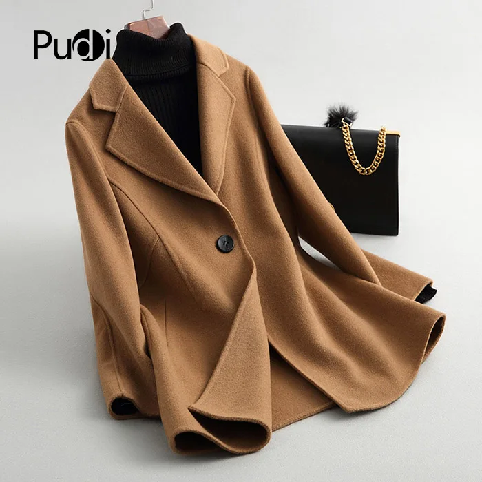 PUDI A38059 Real wool coat jacket overcoat women's winter warm coat 2020 fall winter coat
PUDI A38059 Real wool coat jacket overcoat women's winter warm coat 2020 fall winter coat