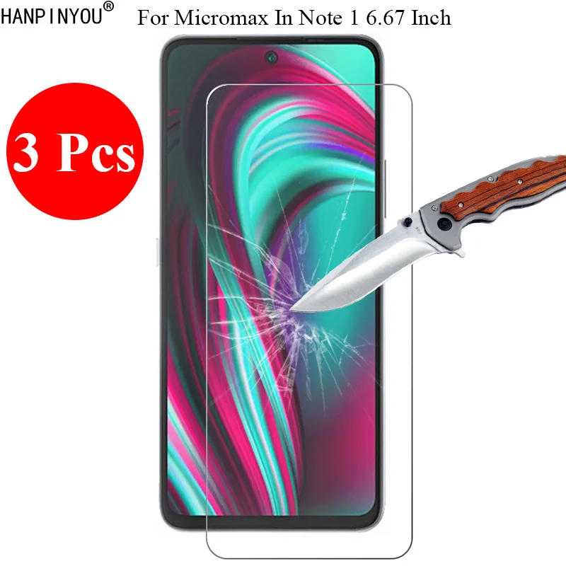Новое закаленное стекло 3 шт./лот 9H 2.5D Защита экрана для Micromax In Note 1 Note1 6 67 "