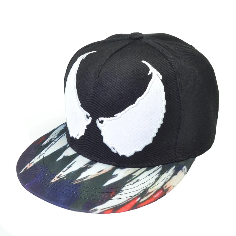 Бейсболка Venom Cospaly шляпа для костюма в стиле хип-хоп Регулируемая бренда Snapback