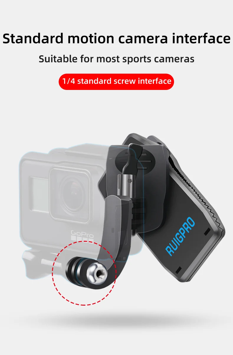 E6471-360 Degree Rotable Backpack Clip for Gopro-2 (14)