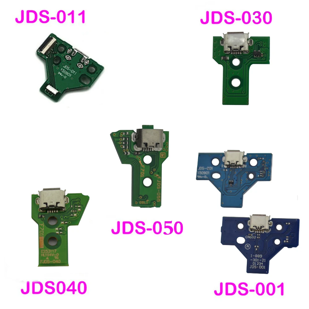 Запасные части для зарядного USB-порта PS4 5 0 011 001 030 040 | Электроника