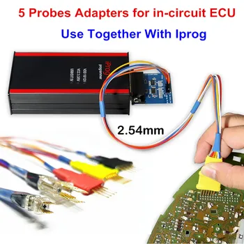 Iprog+ Iprog Key Programemr 5 Probes Adapters for in-circuit ECU Work with Iprog+ Programmer and Xprog
Iprog+ Iprog Key Programemr 5 Probes Adapters for in-circuit ECU Work with Iprog+ Programmer and Xprog