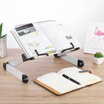 Creative 360 Degree Adjustable Book Aluminium Alloy Reading Shelf Stand Paper Magazine Reading Bookshelf Table Laptop Holder
Creative 360 Degree Adjustable Book Aluminium Alloy Reading Shelf Stand Paper Magazine Reading Bookshelf Table Laptop Holder
