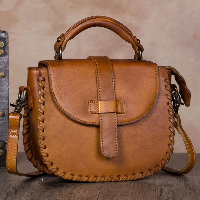 Women's Handbag Small Shoulder Messenger Bag Female Genuine Leather Crossbody Bags Cowhide Leather Retro 2020 New Style
Women's Handbag Small Shoulder Messenger Bag Female Genuine Leather Crossbody Bags Cowhide Leather Retro 2020 New Style