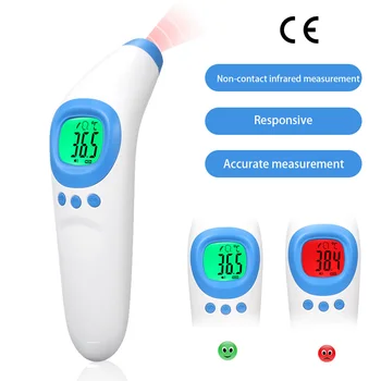 2020 Non-contact IR Infrared Thermometer Forehead temperature.Temperature Measurement Backlight LCD digital display
2020 Non-contact IR Infrared Thermometer Forehead temperature.Temperature Measurement Backlight LCD digital display