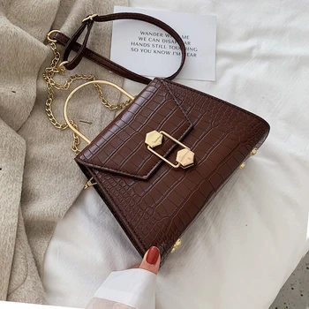 Stone Pattern PU Leather Crossbody Bags For Women 2020 Small Totes With Metal Handle Lady Shoulder Messenger Bag Handbags
Stone Pattern PU Leather Crossbody Bags For Women 2020 Small Totes With Metal Handle Lady Shoulder Messenger Bag Handbags