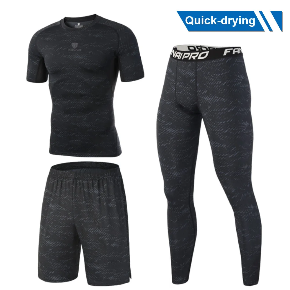 Men Sportswear Compression Sport Suits Quick Dry Running Sets Clothes Sports Joggers Training Gym Fitness Tracksuits Running Set
Men Sportswear Compression Sport Suits Quick Dry Running Sets Clothes Sports Joggers Training Gym Fitness Tracksuits Running Set