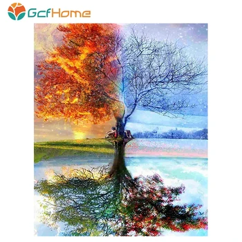 GCFHome Frame DIY Painting By Numbers Tree Landscape Coloring By Numbers Acrylic Canvas Wall Art Picture For Home Decors 60x75cm
GCFHome Frame DIY Painting By Numbers Tree Landscape Coloring By Numbers Acrylic Canvas Wall Art Picture For Home Decors 60x75cm