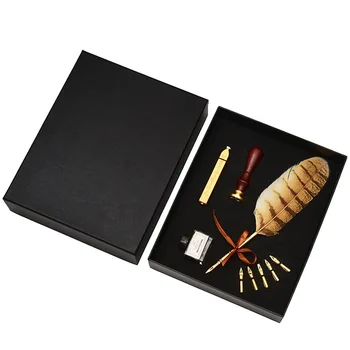 2019 New Retro Owl Feather Pen Products Fountain Pen Ink with 5 Nibs for Fountain Pens 
2019 New Retro Owl Feather Pen Products Fountain Pen Ink with 5 Nibs for Fountain Pens