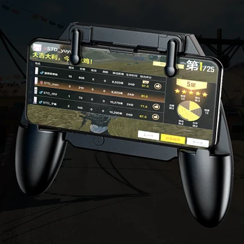 PUBG Controller For Android IOS Iphone Mobile Phone Universal Four Fingers L1R1 Game Trigger Capacitive Controller Gamepad
PUBG Controller For Android IOS Iphone Mobile Phone Universal Four Fingers L1R1 Game Trigger Capacitive Controller Gamepad