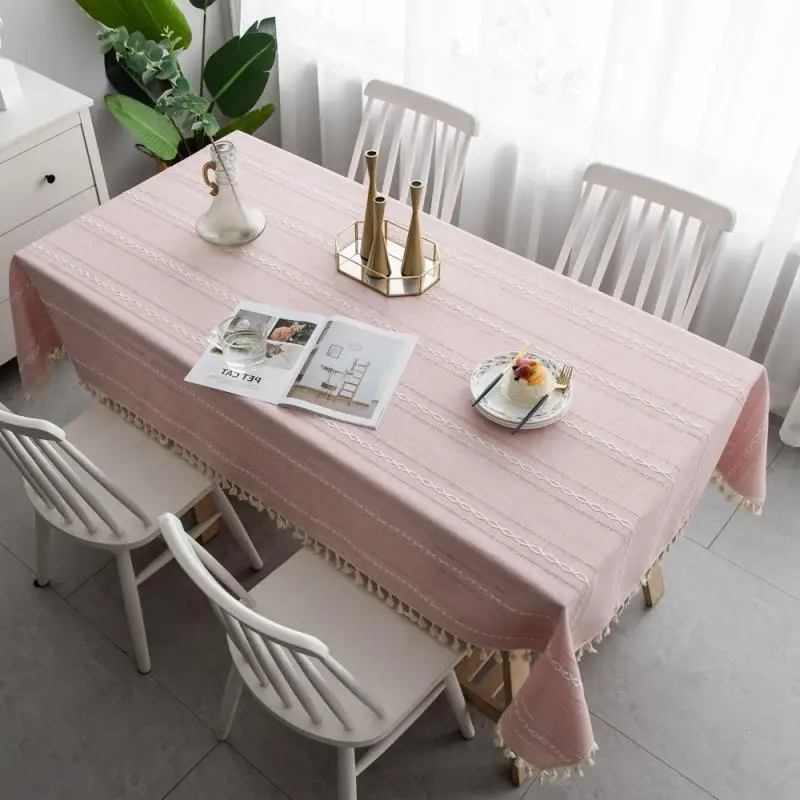 Cotton Tassels Table Cloth Rectangular Printed Tablecloth Kitchen Decor Elegant Table Cover For Wedding Event Party Home Textile
Cotton Tassels Table Cloth Rectangular Printed Tablecloth Kitchen Decor Elegant Table Cover For Wedding Event Party Home Textile
