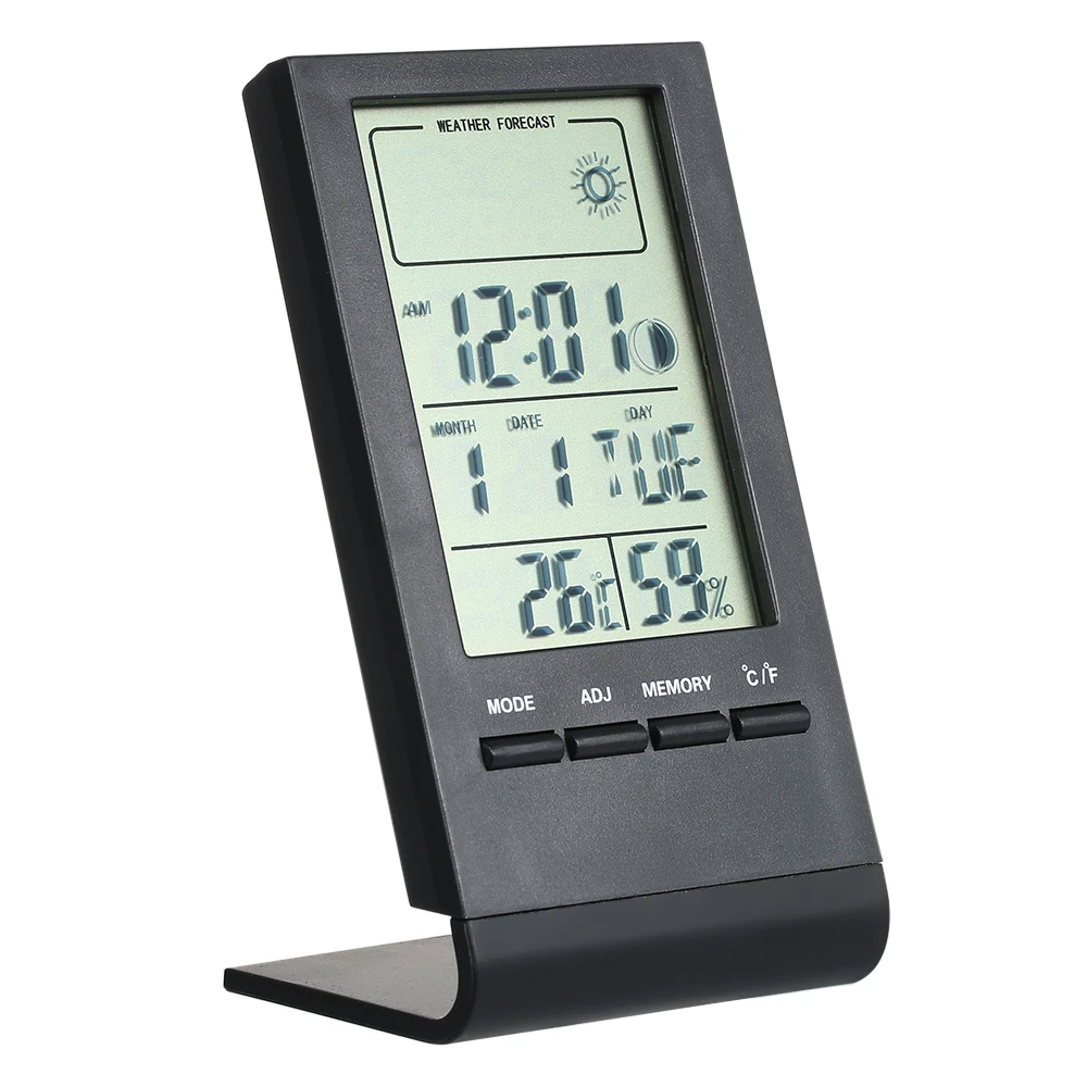 Digital Thermometer Hygrometer Indoor Outdoor Temperature Humidity Meter C/F LCD Display Sensor Portable Weather Station
Digital Thermometer Hygrometer Indoor Outdoor Temperature Humidity Meter C/F LCD Display Sensor Portable Weather Station
