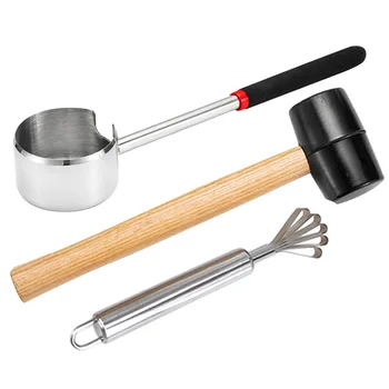 Fruit Kitchen Stainless Steel Home Rubber Non Toxic Meat Tool Wooden Handle Easy Use Manual Portable Coconut Opener
Fruit Kitchen Stainless Steel Home Rubber Non Toxic Meat Tool Wooden Handle Easy Use Manual Portable Coconut Opener
