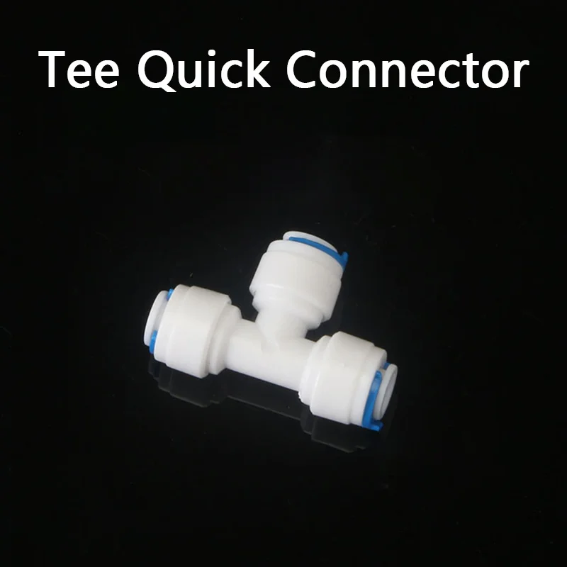 1/4" ID Tube Tee Type PE Pipe Fitting Hose Plastic Quick Connector Aquarium RO Water Filter Reverse Osmosis System 1 Pcs
1/4" ID Tube Tee Type PE Pipe Fitting Hose Plastic Quick Connector Aquarium RO Water Filter Reverse Osmosis System 1 Pcs