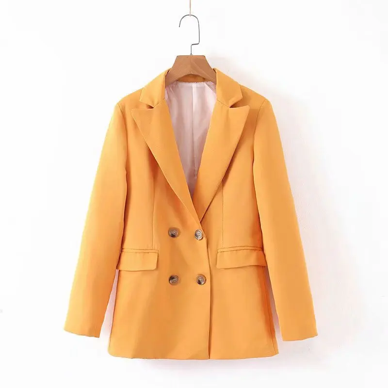 2019 Autumn New Style Western Style Double Breasted Simple Versatile Slim Fit Solid Color Suit Jacket
2019 Autumn New Style Western Style Double Breasted Simple Versatile Slim Fit Solid Color Suit Jacket