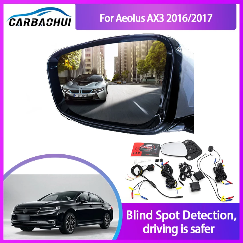 Car Blind Spot Monitoring for Aeolus AX3 2016/2017 BSD BSM Radar Detection System Microwave Sensor Assistant Driving Security
Car Blind Spot Monitoring for Aeolus AX3 2016/2017 BSD BSM Radar Detection System Microwave Sensor Assistant Driving Security
