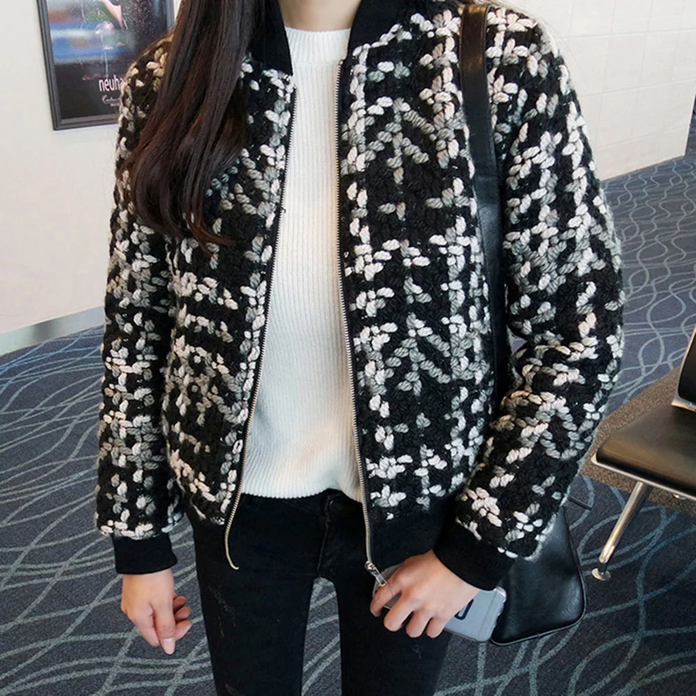 2020 Jacket Women Autumn And Winter Small Fragrant Wind Houndstooth Plaid Woolen Short Korean Tweed Baseball Uniform
2020 Jacket Women Autumn And Winter Small Fragrant Wind Houndstooth Plaid Woolen Short Korean Tweed Baseball Uniform