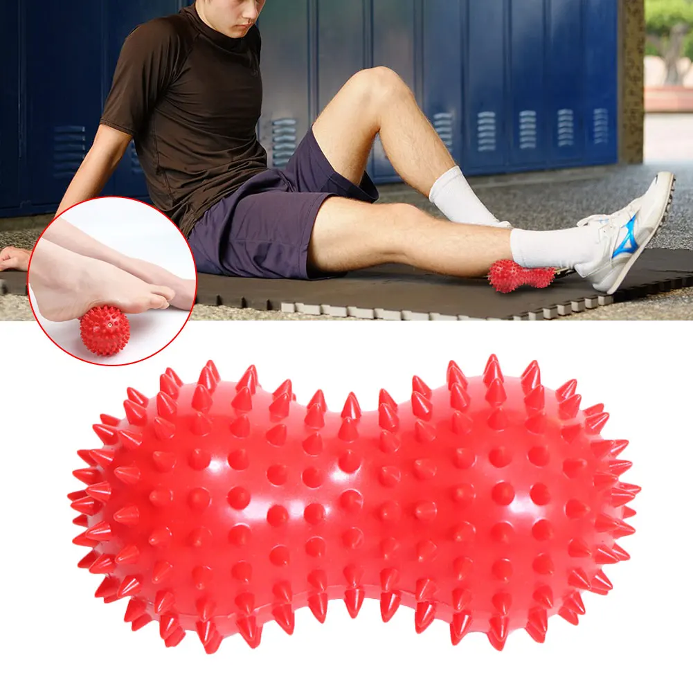 1PC Peanut Shape Massage Yoga Fitness Ball Relieve Body Stress PVC Foot Spiky Muscle Massager Ball Foot Massager
1PC Peanut Shape Massage Yoga Fitness Ball Relieve Body Stress PVC Foot Spiky Muscle Massager Ball Foot Massager
