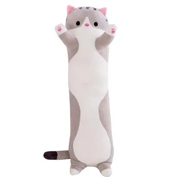 Cute Plush Cat Doll Soft Stuffed Kitten Pillow Children Knee Pillows Sleep Long Plush Toys Gift for Kids Girlfriend 
Cute Plush Cat Doll Soft Stuffed Kitten Pillow Children Knee Pillows Sleep Long Plush Toys Gift for Kids Girlfriend