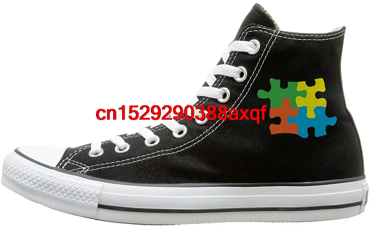 Womens Mens Custom High Top Lace Up Canvas Shoe,Autism 3 Trainers Sneaker for Men Women
Womens Mens Custom High Top Lace Up Canvas Shoe,Autism 3 Trainers Sneaker for Men Women