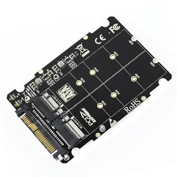 M.2 SSD to U.2 Adapter 2in1 M.2 and SATA-Bus SSD to PCI-e U.2 SFF-8639 Adapter PCIe M2 Converter for Desktop Computers
M.2 SSD to U.2 Adapter 2in1 M.2 and SATA-Bus SSD to PCI-e U.2 SFF-8639 Adapter PCIe M2 Converter for Desktop Computers