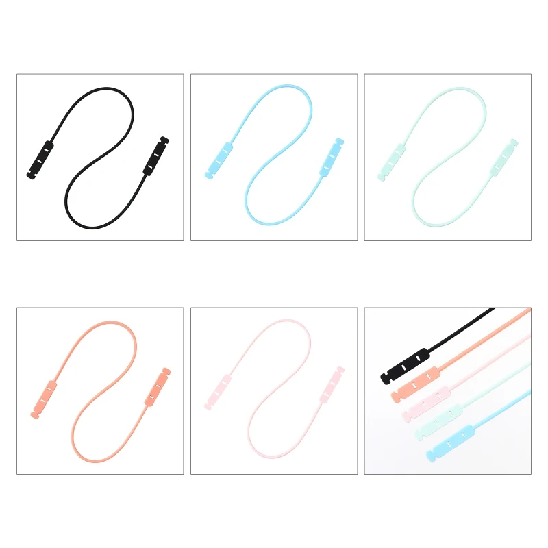 Mouth Mask Extender Lanyard Ear Strap Extension Rope Band Cord with Adjustable Buckle Silicone String
Mouth Mask Extender Lanyard Ear Strap Extension Rope Band Cord with Adjustable Buckle Silicone String