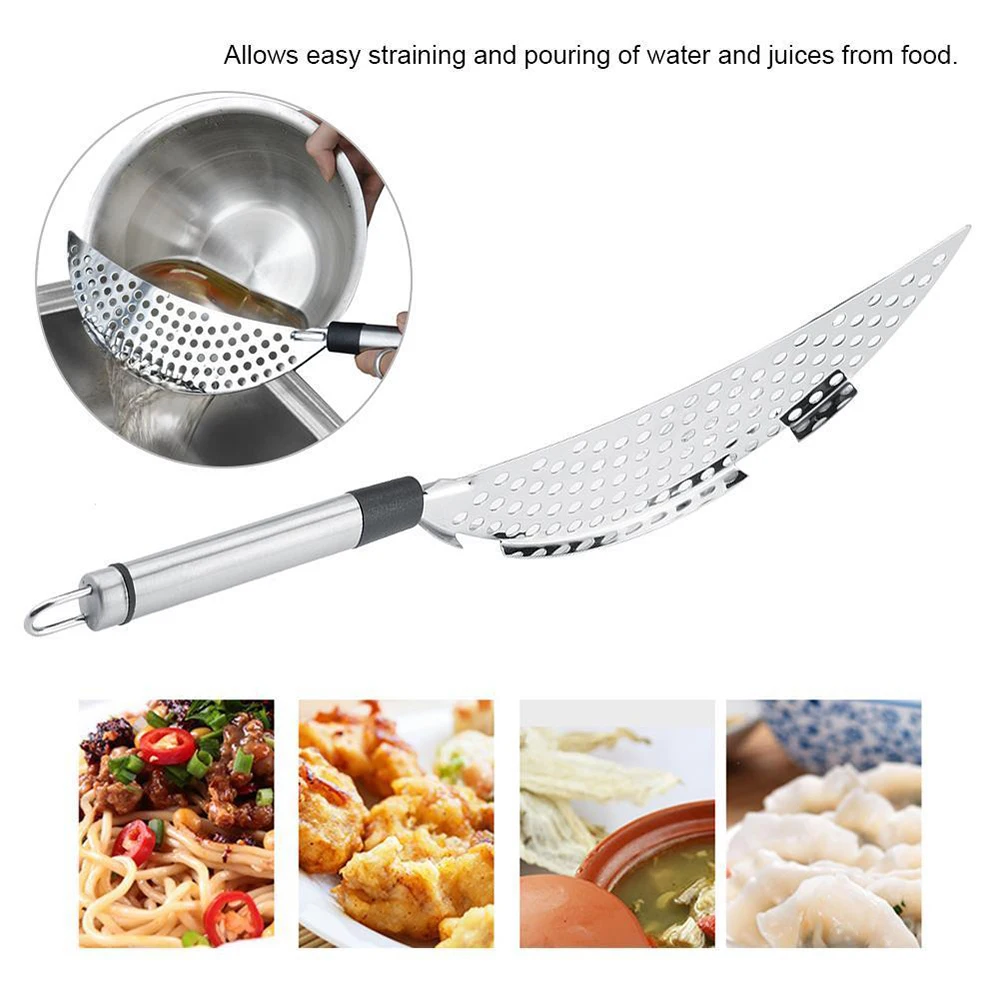 Stainless Steel Pot Drainer Strainer Sieve Filter Pasta Pot Pan Kitchen Colander Stainless Steel Slag Holder Hand Drainer Round
Stainless Steel Pot Drainer Strainer Sieve Filter Pasta Pot Pan Kitchen Colander Stainless Steel Slag Holder Hand Drainer Round