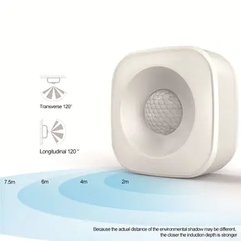 WIFI Motion Sensor Mini PIR Motion Detector WIFI Movement Sensor Alarm Tuya Smart Life APP Wireless Home Security System
WIFI Motion Sensor Mini PIR Motion Detector WIFI Movement Sensor Alarm Tuya Smart Life APP Wireless Home Security System