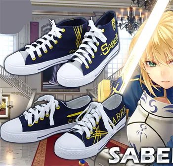 Anime Fate/stay night Saber Altria Pendragon Cosplay Canvas Shoes Unisex Student Couples Sneakers Casual High Top Sports Shoes
Anime Fate/stay night Saber Altria Pendragon Cosplay Canvas Shoes Unisex Student Couples Sneakers Casual High Top Sports Shoes