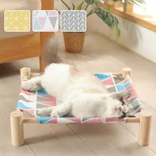 Elevated Pet Bed Raised Dog Cot Durable Stable Comfort Lounge DIY Assembly Wooden Cats House Durable Canvas Pets House Supplies
Elevated Pet Bed Raised Dog Cot Durable Stable Comfort Lounge DIY Assembly Wooden Cats House Durable Canvas Pets House Supplies