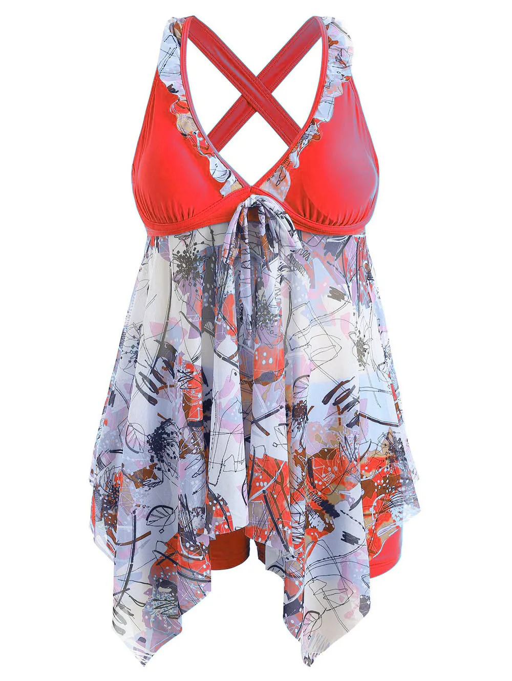 2019 Plus-sized European And American-Style Two-Piece WOMEN'S Summer High-waisted-Printed Swimsuit
2019 Plus-sized European And American-Style Two-Piece WOMEN'S Summer High-waisted-Printed Swimsuit