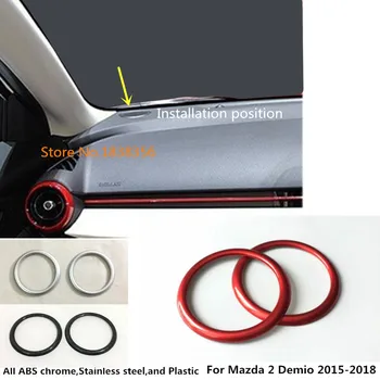 Car inner garnish Cover front dashboard Speaker Sound ring Audio Trim Frame 2pcs For Mazda 2 Demio 2015 2016 2017 2018
Car inner garnish Cover front dashboard Speaker Sound ring Audio Trim Frame 2pcs For Mazda 2 Demio 2015 2016 2017 2018
