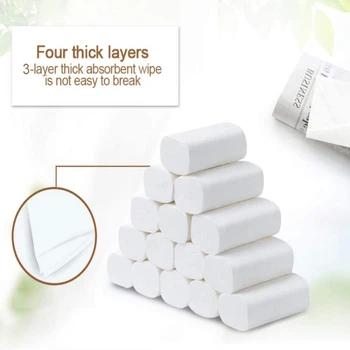 NEW Thicken Three Layers Toilet Paper Paper Towels Safe Virgin Wood Pulp Kitchen Tissue Soft Toilet Rolls 10 Rolls
NEW Thicken Three Layers Toilet Paper Paper Towels Safe Virgin Wood Pulp Kitchen Tissue Soft Toilet Rolls 10 Rolls