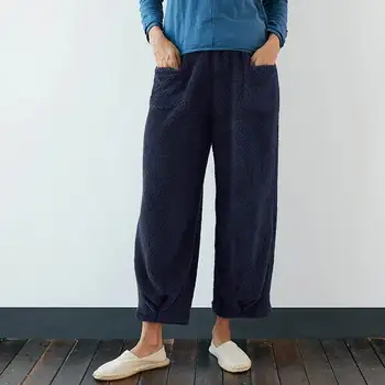 2020 Plus Size ZANZEA Women Solid Fleece Trousers Spring Vintage Elastic Waist Long Wide Leg Pants Pantalon Female Streetwear
2020 Plus Size ZANZEA Women Solid Fleece Trousers Spring Vintage Elastic Waist Long Wide Leg Pants Pantalon Female Streetwear