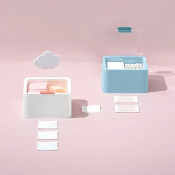 Mini Storage Box with Lid Desktop Plastic Cotton Swab Box Storage Bucket Dustproof Small Objects Pop-up Window Sorting Boxes
Mini Storage Box with Lid Desktop Plastic Cotton Swab Box Storage Bucket Dustproof Small Objects Pop-up Window Sorting Boxes