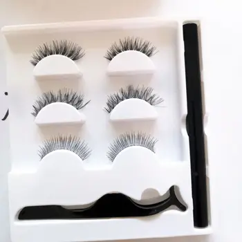 New Style Magic Self-Adhesive Eyeliner Eyelash Three-in-One Non-Quantum Magnetic Magnet False Eyelashes Glue-free Hole-Magnetic 
New Style Magic Self-Adhesive Eyeliner Eyelash Three-in-One Non-Quantum Magnetic Magnet False Eyelashes Glue-free Hole-Magnetic
