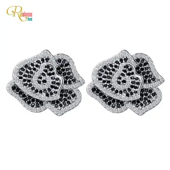 Rainbamabom 925 Solid Sterling Silver Flower Created Moissanite Gemstone Earrings Wedding Engagement Fine Jewelry Wholesale
Rainbamabom 925 Solid Sterling Silver Flower Created Moissanite Gemstone Earrings Wedding Engagement Fine Jewelry Wholesale