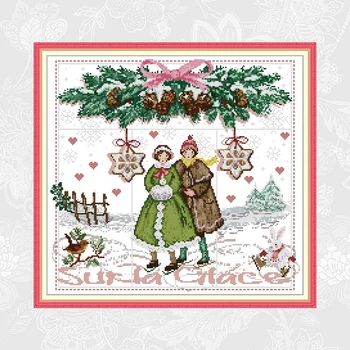 Skating Couple Counted Printed Canvas Cross Stitch kits 14CT 11CT Embroidery DIY Handmade Cross-stitch Needlework Crafts
Skating Couple Counted Printed Canvas Cross Stitch kits 14CT 11CT Embroidery DIY Handmade Cross-stitch Needlework Crafts