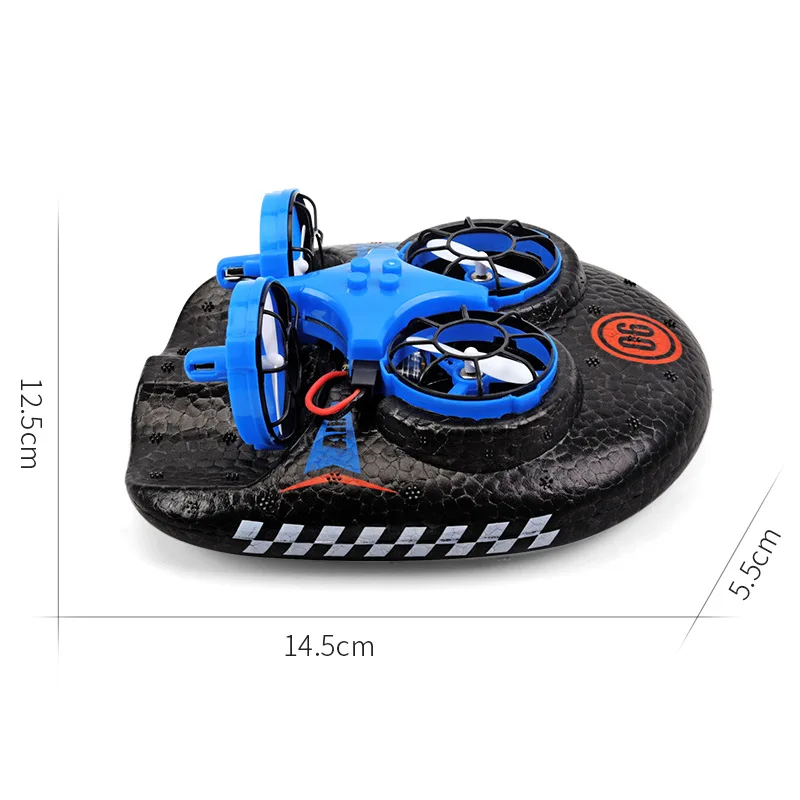 Jjrc Air Quadcopter Hovercraft Three-in-One Multi-functional Toy a Key Roll Mini Unmanned Aerial Vehicle
Jjrc Air Quadcopter Hovercraft Three-in-One Multi-functional Toy a Key Roll Mini Unmanned Aerial Vehicle