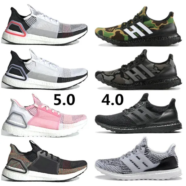 

2020 High Quality Ultraboost 20 3.0 4.0 Running Shoes Men Women Ultra Boost 5.0 Runs White Black Athletic Shoes Size 36-47