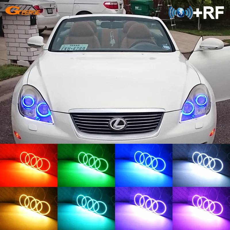 For lexus SC 430 SC430 2005 2006 2007 2008 2009 2010 Excellent RGB led Angel Eyes kit Multi-Color Ultrabright RGB LED Angel Eyes
For lexus SC 430 SC430 2005 2006 2007 2008 2009 2010 Excellent RGB led Angel Eyes kit Multi-Color Ultrabright RGB LED Angel Eyes