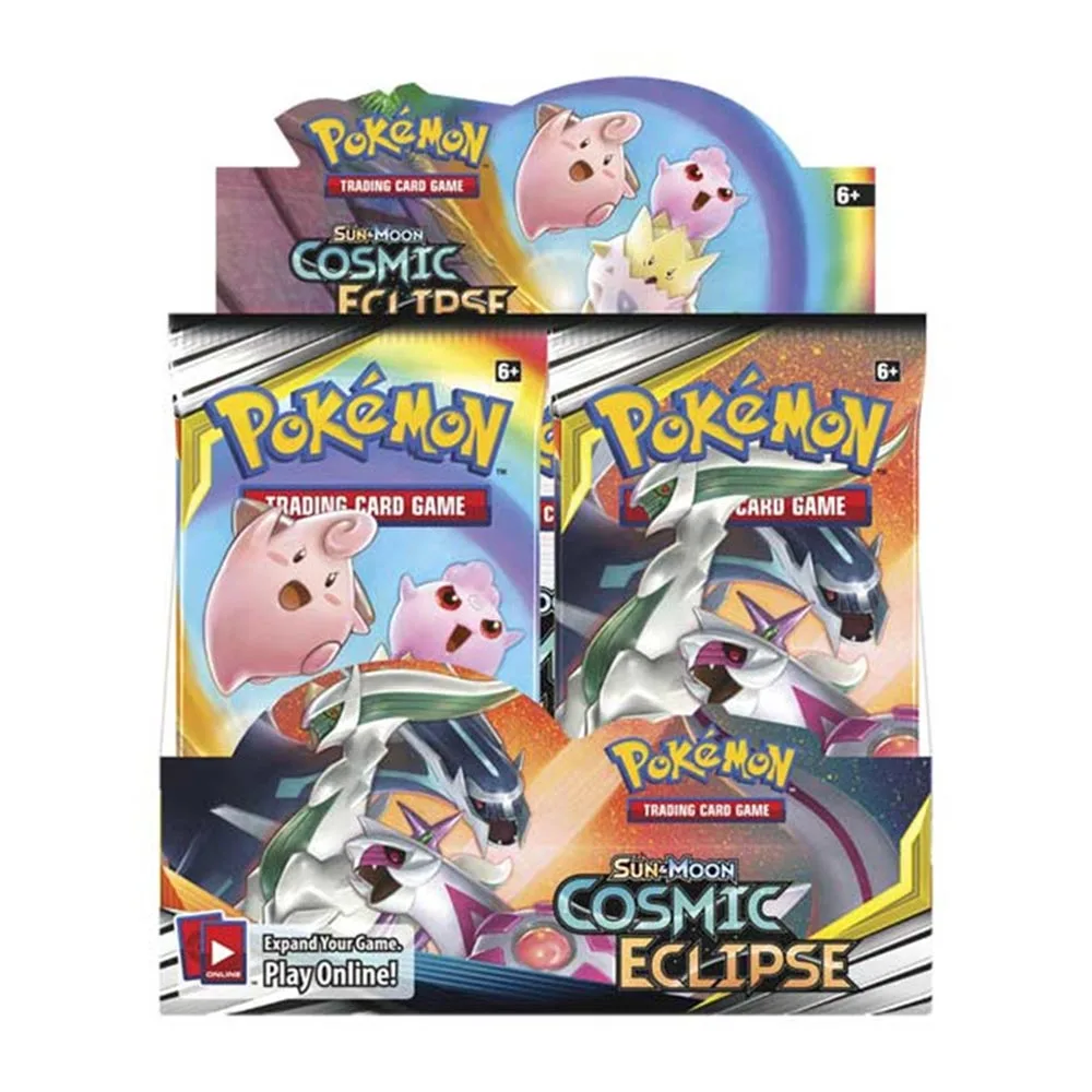 324Pcs New style Pokemon Trading Card Game Sun & Moon (SM12) Cosmic Eclipse Collect Game Cards Toys For Kids
324Pcs New style Pokemon Trading Card Game Sun & Moon (SM12) Cosmic Eclipse Collect Game Cards Toys For Kids